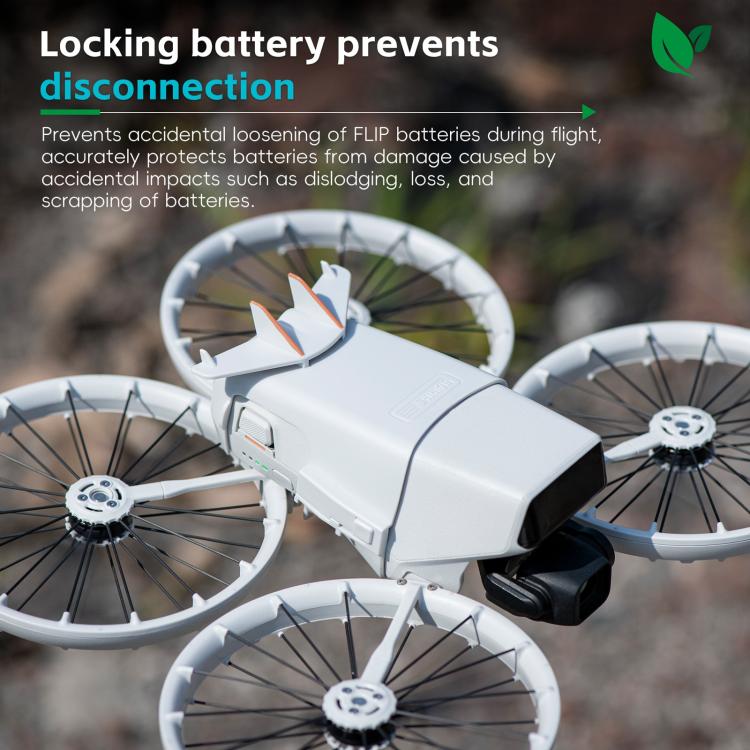 For DJI Flip STARTRC Battery Quick-release Flying Tail Cover, For DJI Flip