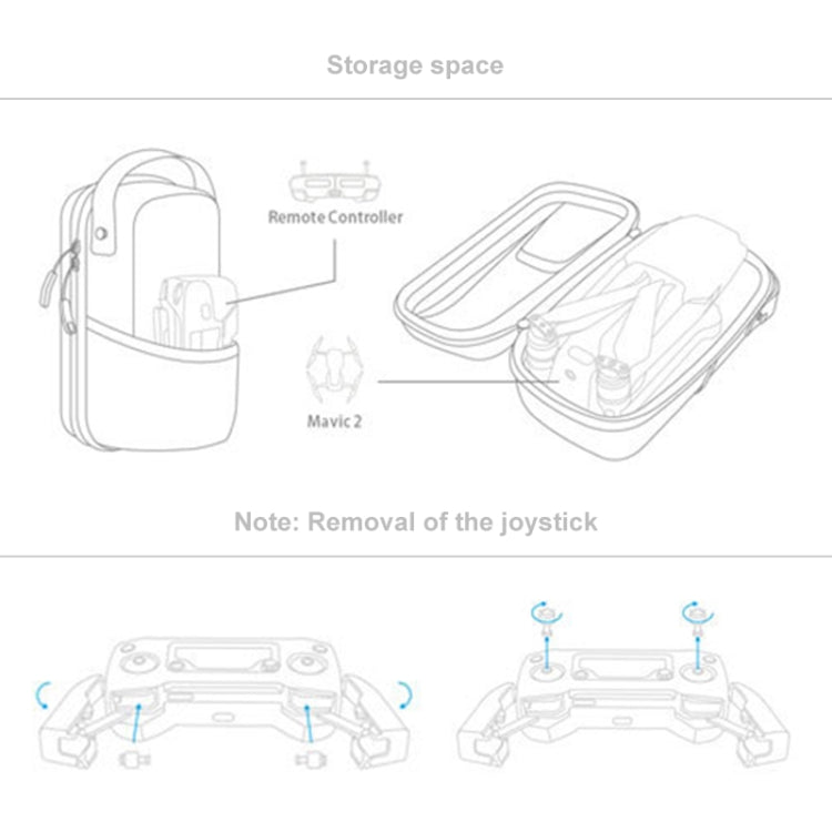PGYTECH P-HA-032 Mini Portable Storage Bag for DJI Mavic 2, P-HA-032