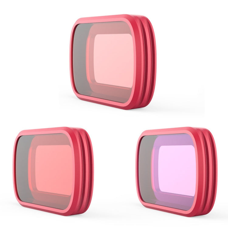 3 PCS PGYTECH P-18C-017 Profession Diving Lens Filter Suit for DJI Osmo Pocket