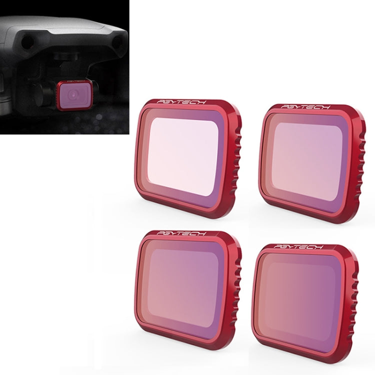 4 PCS PGYTECH P-16A-034 ND8 / 16 / 32 / 64 Lens Filter for DJI Mavic Air 2 Drone Accessories, ND8 / 16 / 32 / 64 Lens