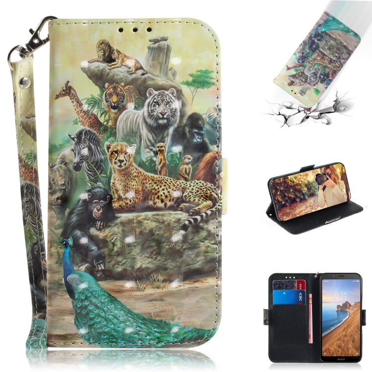 3D Painting Pattern Coloured Drawing Horizontal Flip Leather Case for Xiaomi Redmi K20 / K20 Pro, with Holder & Card Slots & Wallet