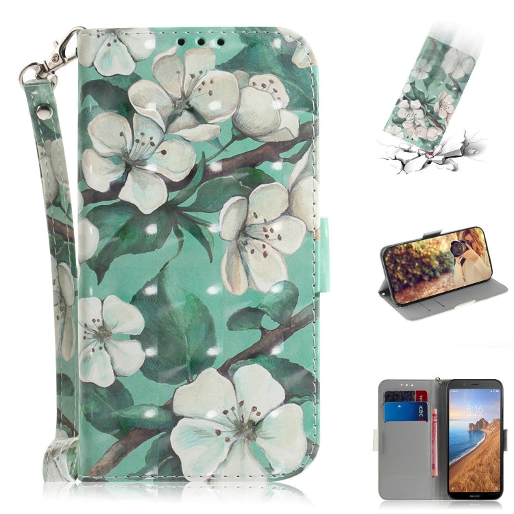 3D Painting Pattern Coloured Drawing Horizontal Flip Leather Case for Xiaomi Redmi Note 7 / Note 7S, with Holder & Card Slots & Wallet
