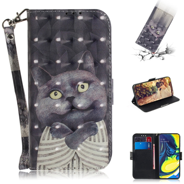 3D Painting Pattern Coloured Drawing Horizontal Flip Leather Case with Holder & Card Slots & Wallet for