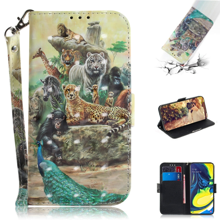 3D Painting Pattern Coloured Drawing Horizontal Flip Leather Case with Holder & Card Slots & Wallet for