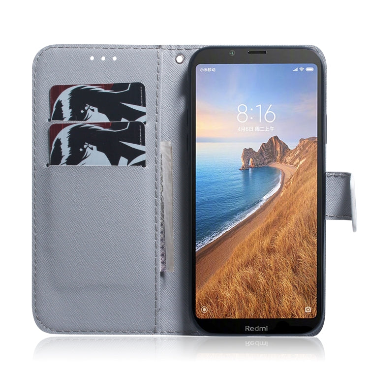 Painting Pattern Coloured Drawing Horizontal Flip Leather Case with Holder & Card Slots & Wallet