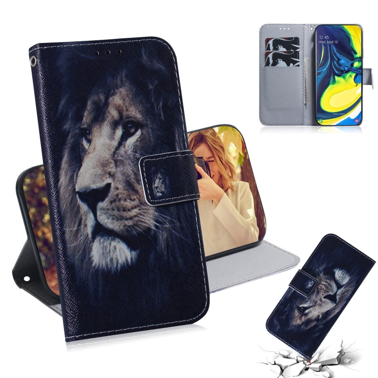Painting Pattern Coloured Drawing Horizontal Flip Leather Case with Holder & Card Slots & Wallet for, For Galaxy A80 / A90, For Galaxy M40 / A60