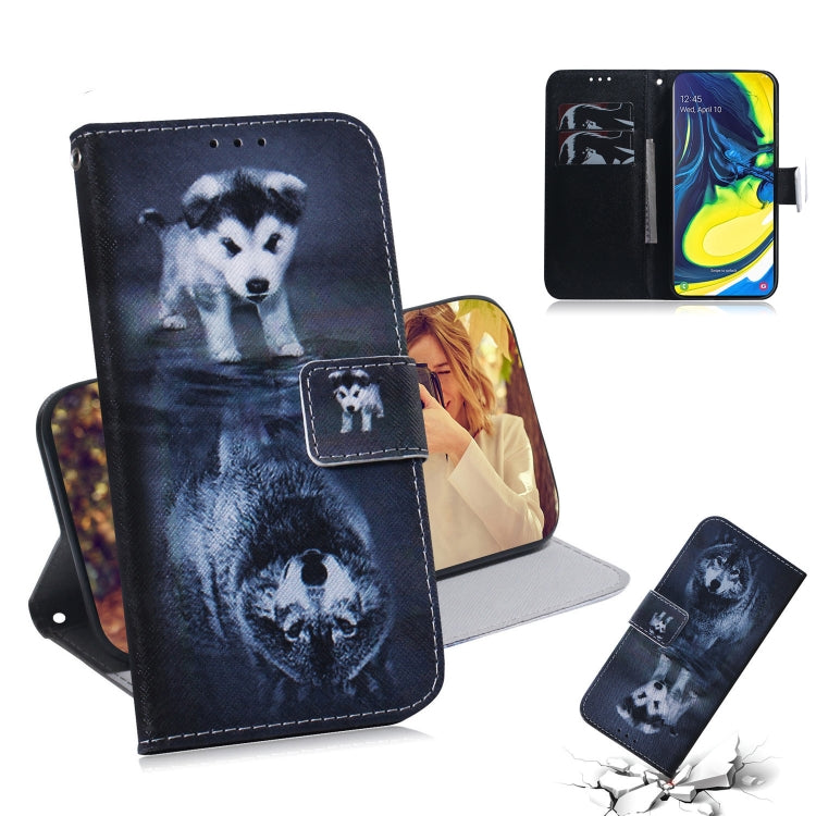 Painting Pattern Coloured Drawing Horizontal Flip Leather Case with Holder & Card Slots & Wallet for, For Galaxy A80 / A90, For Galaxy M40 / A60