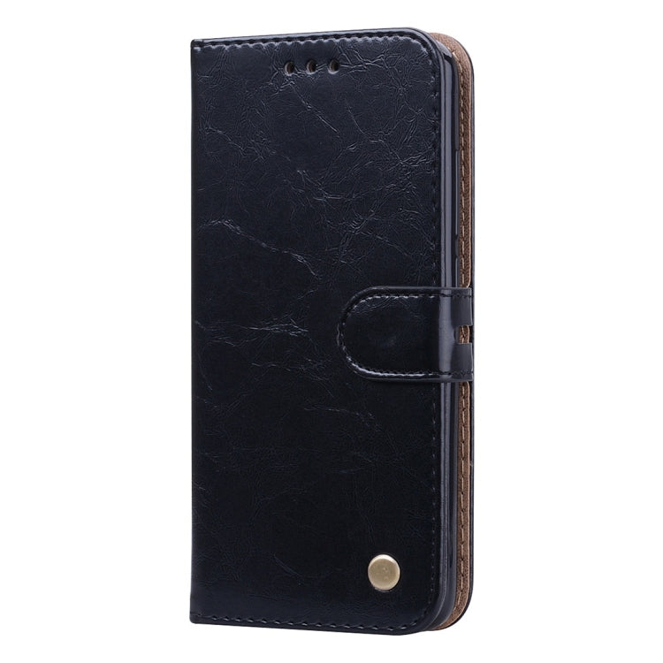 Business Style Oil Wax Texture Horizontal Flip Leather Case for Xiaomi Redmi 7A, with Holder & Card Slots & Wallet
