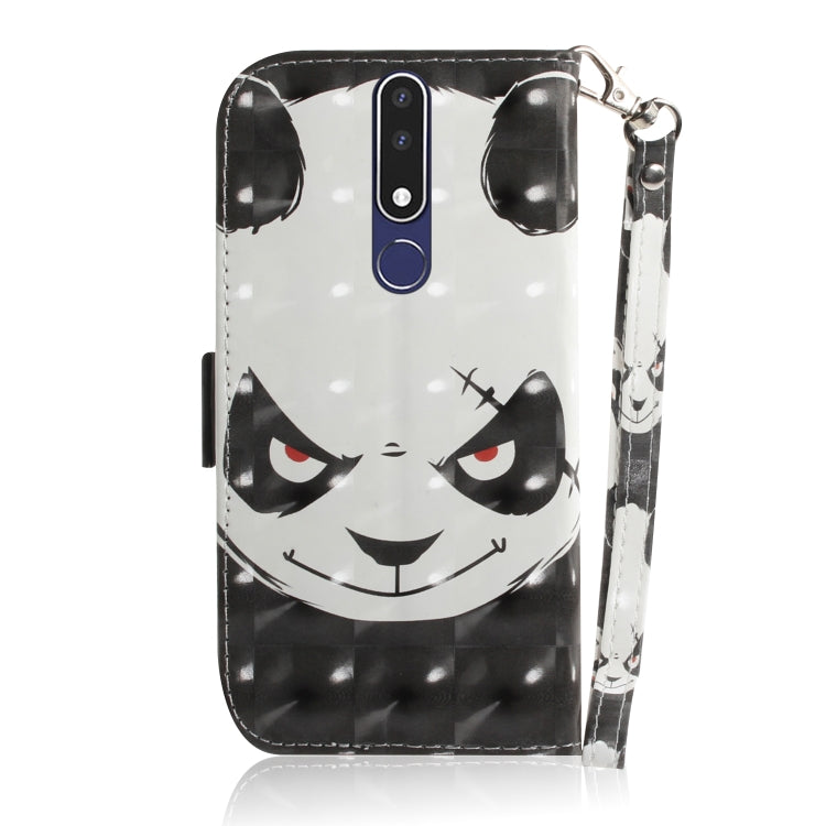 3D Painting Pattern Coloured Drawing Horizontal Flip Leather Case with Holder & Card Slots & Wallet