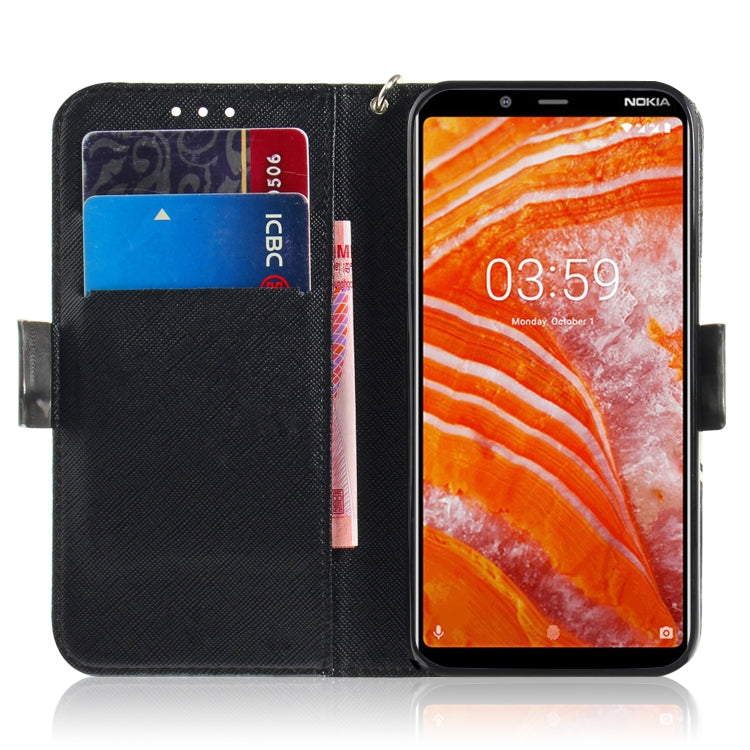 3D Painting Pattern Coloured Drawing Horizontal Flip Leather Case with Holder & Card Slots & Wallet