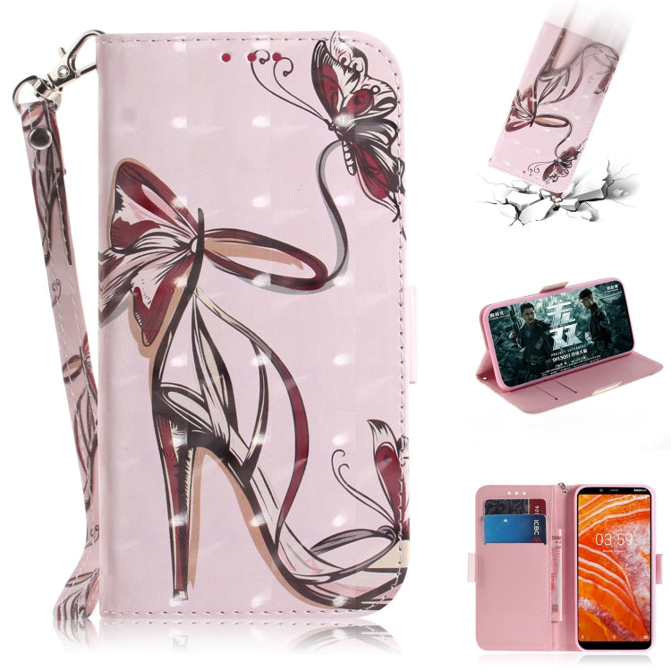 3D Painting Pattern Coloured Drawing Horizontal Flip Leather Case with Holder & Card Slots & Wallet