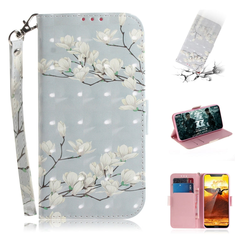 3D Painting Pattern Coloured Drawing Horizontal Flip Leather Case with Holder & Card Slots & Wallet