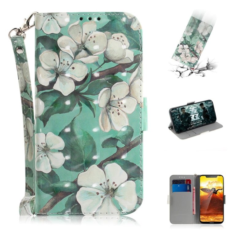 3D Painting Pattern Coloured Drawing Horizontal Flip Leather Case with Holder & Card Slots & Wallet