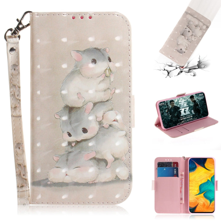 3D Painting Pattern Coloured Drawing Horizontal Flip Leather Case with Holder & Card Slots & Wallet