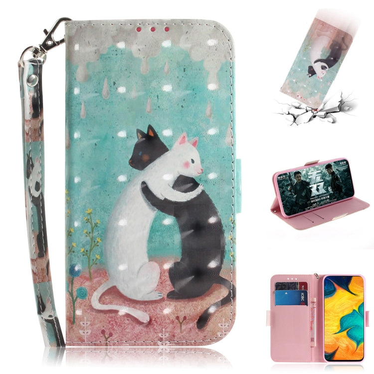 3D Painting Pattern Coloured Drawing Horizontal Flip Leather Case with Holder & Card Slots & Wallet