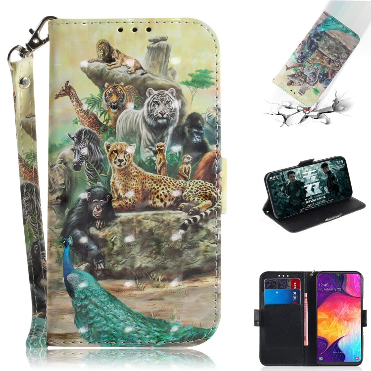 3D Painting Pattern Coloured Drawing Horizontal Flip Leather Case with Holder & Card Slots & Wallet