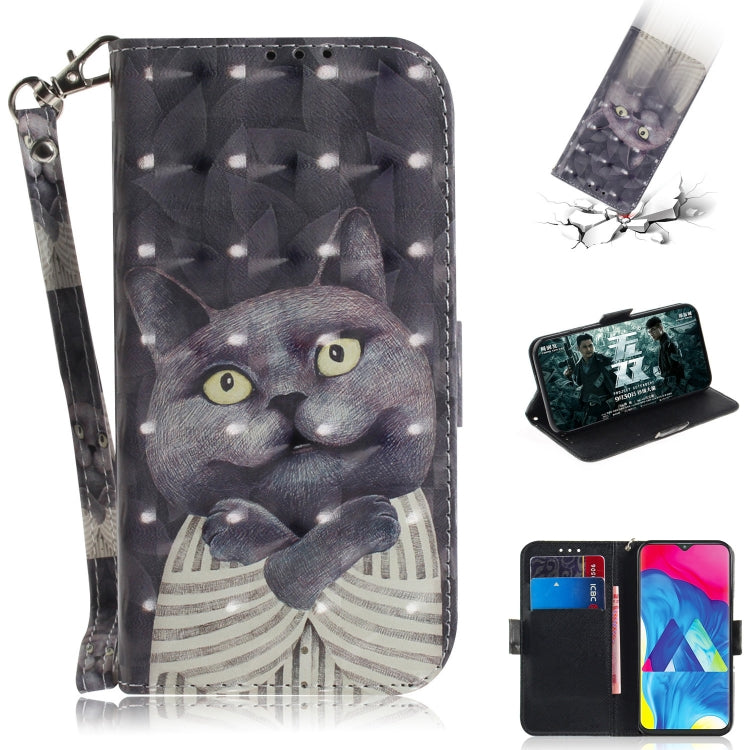 3D Painting Pattern Coloured Drawing Horizontal Flip Leather Case with Holder & Card Slots & Wallet