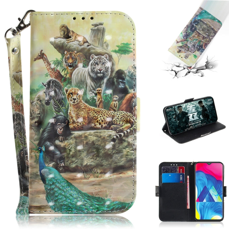 3D Painting Pattern Coloured Drawing Horizontal Flip Leather Case with Holder & Card Slots & Wallet