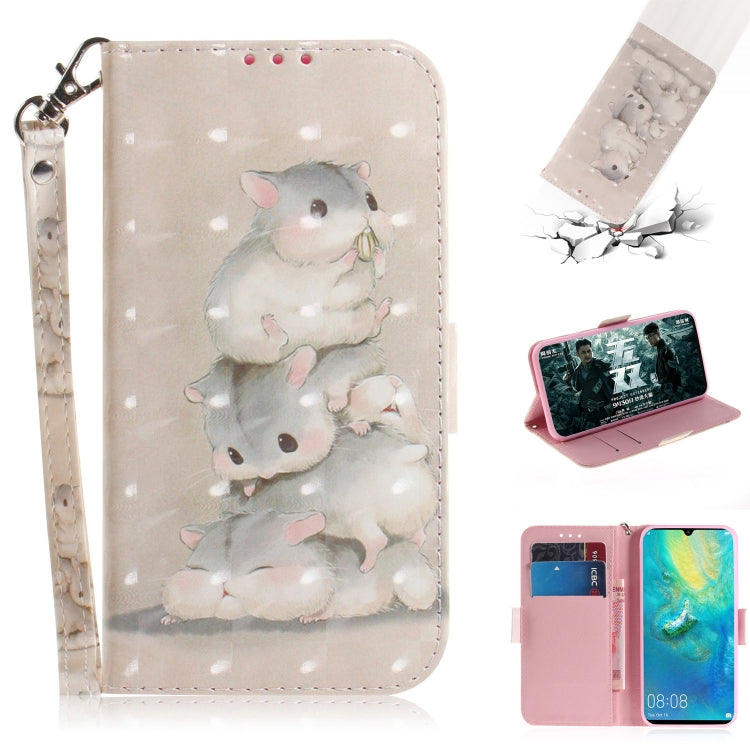 3D Painting Pattern Coloured Drawing Horizontal Flip Leather Case with Holder & Card Slots & Wallet