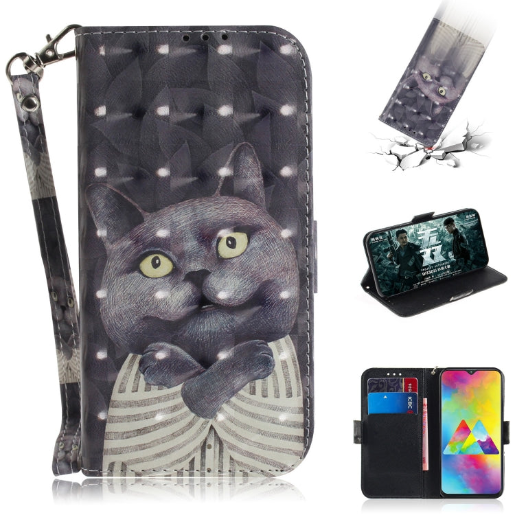 3D Painting Pattern Coloured Drawing Horizontal Flip Leather Case with Holder & Card Slots & Wallet