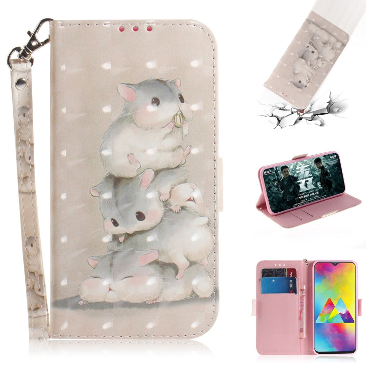 3D Painting Pattern Coloured Drawing Horizontal Flip Leather Case with Holder & Card Slots & Wallet