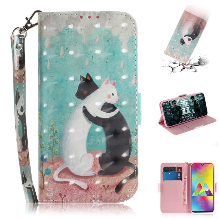 3D Painting Pattern Coloured Drawing Horizontal Flip Leather Case with Holder & Card Slots & Wallet