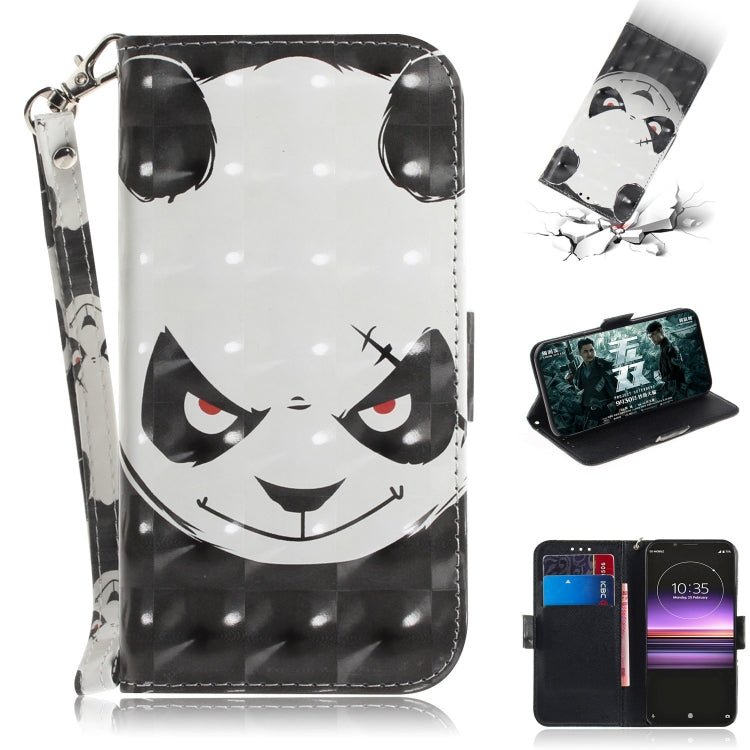 3D Painting Pattern Coloured Drawing Horizontal Flip Leather Case with Holder & Card Slots & Wallet