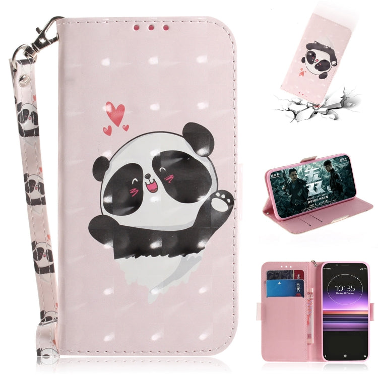 3D Painting Pattern Coloured Drawing Horizontal Flip Leather Case with Holder & Card Slots & Wallet