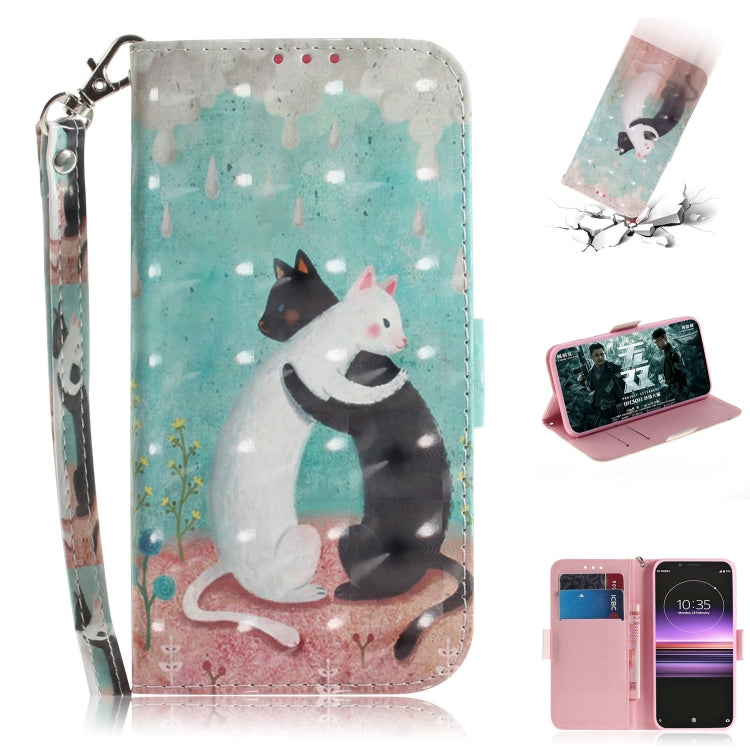 3D Painting Pattern Coloured Drawing Horizontal Flip Leather Case with Holder & Card Slots & Wallet