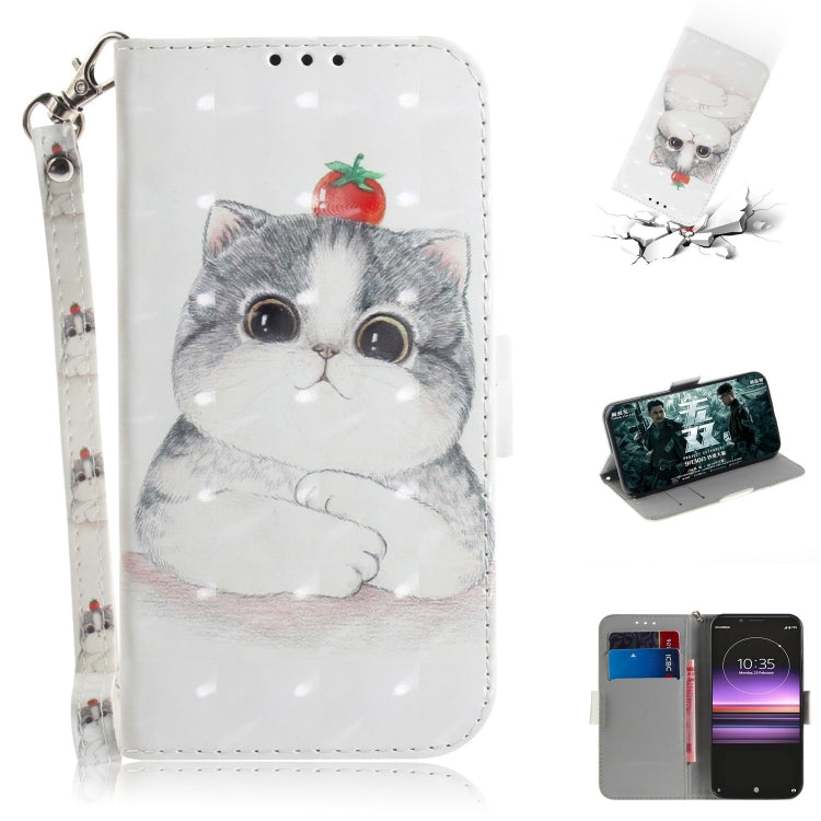 3D Painting Pattern Coloured Drawing Horizontal Flip Leather Case with Holder & Card Slots & Wallet