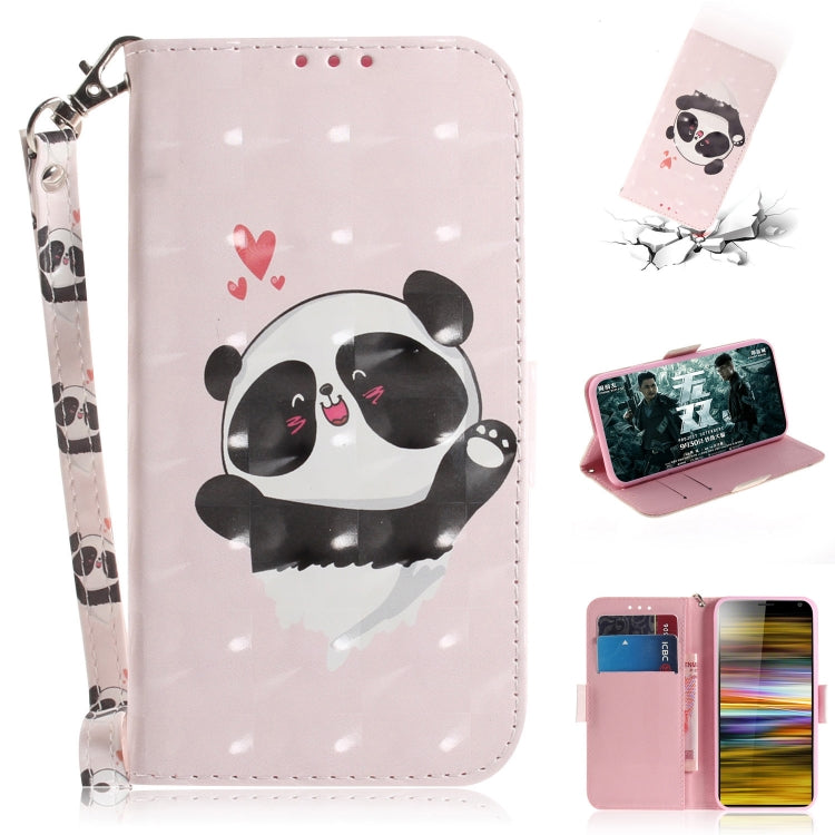 3D Painting Pattern Coloured Drawing Horizontal Flip Leather Case with Holder & Card Slots & Wallet