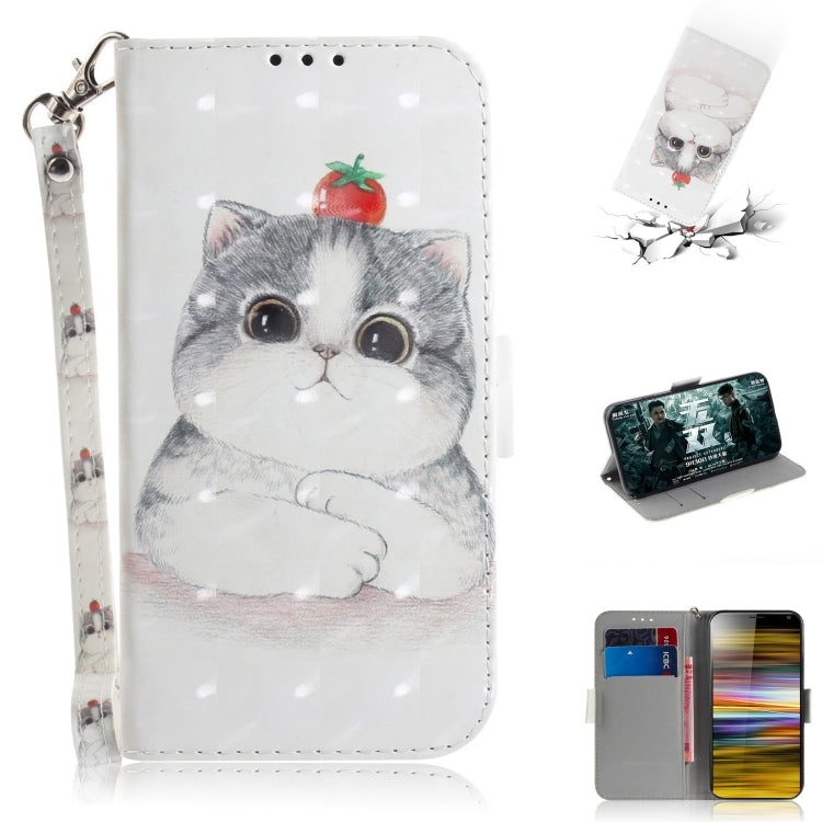 3D Painting Pattern Coloured Drawing Horizontal Flip Leather Case with Holder & Card Slots & Wallet