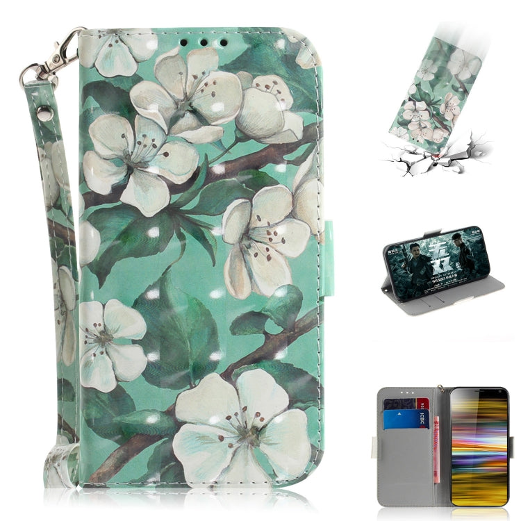 3D Painting Pattern Coloured Drawing Horizontal Flip Leather Case with Holder & Card Slots & Wallet