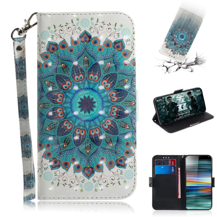3D Painting Pattern Coloured Drawing Horizontal Flip Leather Case with Holder & Card Slots & Wallet