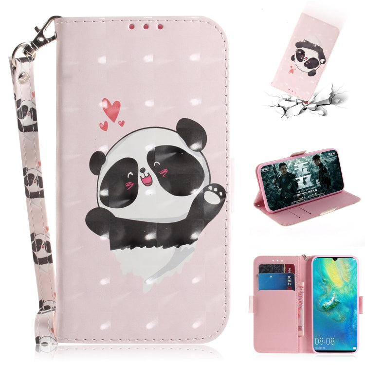 3D Painting Pattern Coloured Drawing Horizontal Flip Leather Case with Holder & Card Slots & Wallet
