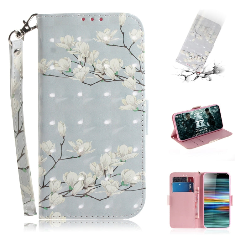 3D Painting Pattern Coloured Drawing Horizontal Flip Leather Case with Holder & Card Slots & Wallet