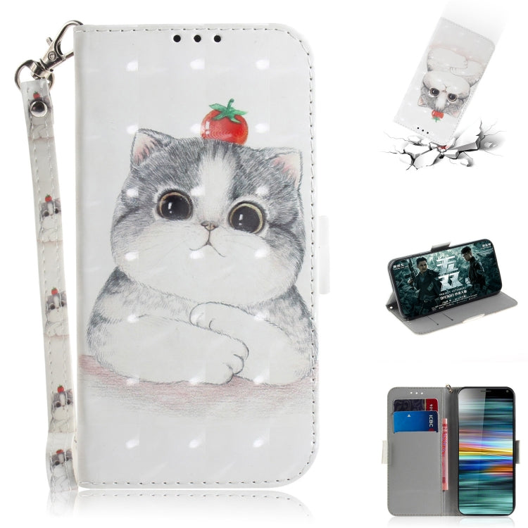 3D Painting Pattern Coloured Drawing Horizontal Flip Leather Case with Holder & Card Slots & Wallet