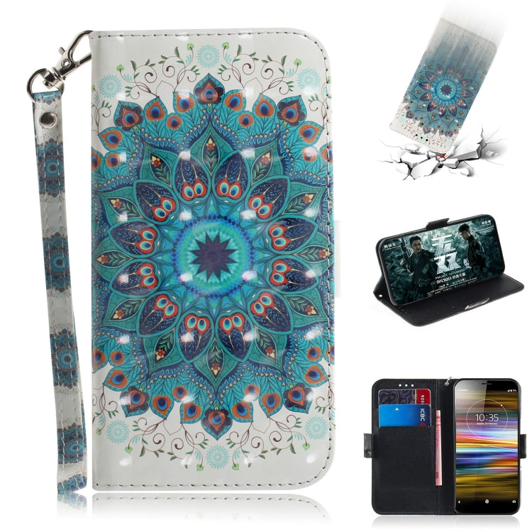 3D Painting Pattern Coloured Drawing Horizontal Flip Leather Case with Holder & Card Slots & Wallet