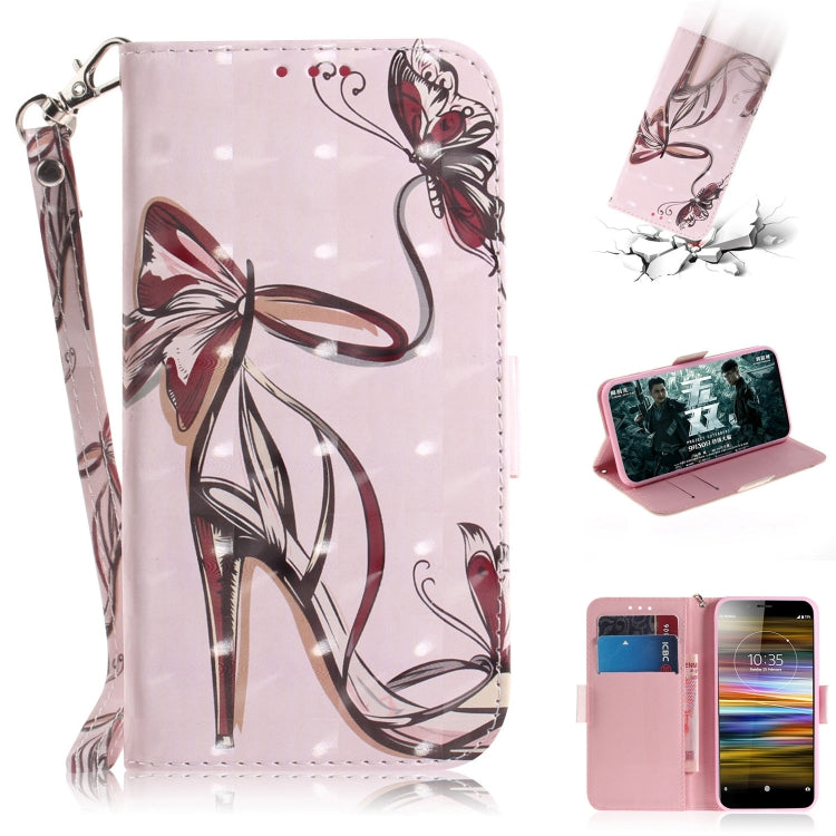 3D Painting Pattern Coloured Drawing Horizontal Flip Leather Case with Holder & Card Slots & Wallet