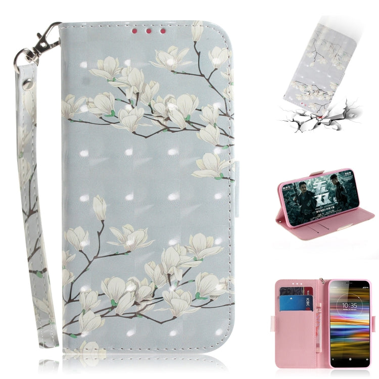 3D Painting Pattern Coloured Drawing Horizontal Flip Leather Case with Holder & Card Slots & Wallet