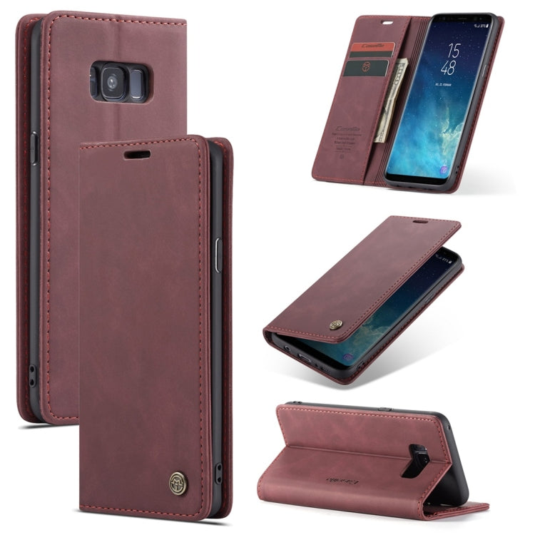 CaseMe-013 Multifunctional Retro Frosted Horizontal Flip Leather Case with Card Slot & Holder & Wallet, for Galaxy S8 Plus, for Galaxy S8, for Galaxy S9, for Galaxy S9 Plus