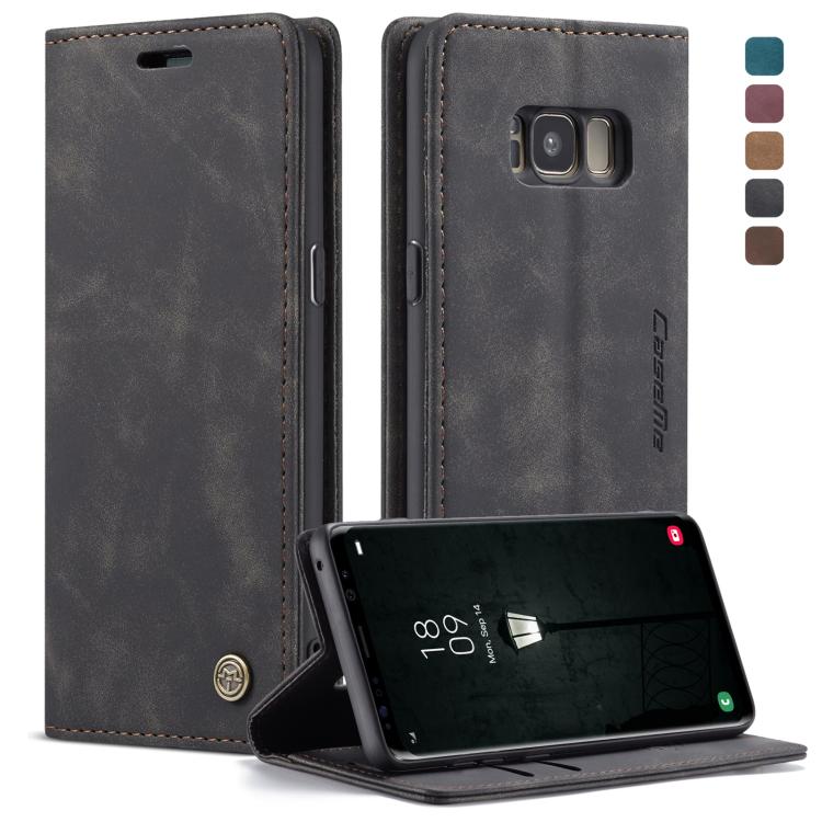 CaseMe-013 Multifunctional Retro Frosted Horizontal Flip Leather Case with Card Slot & Holder & Wallet, for Galaxy S8 Plus, for Galaxy S8, for Galaxy S9, for Galaxy S9 Plus