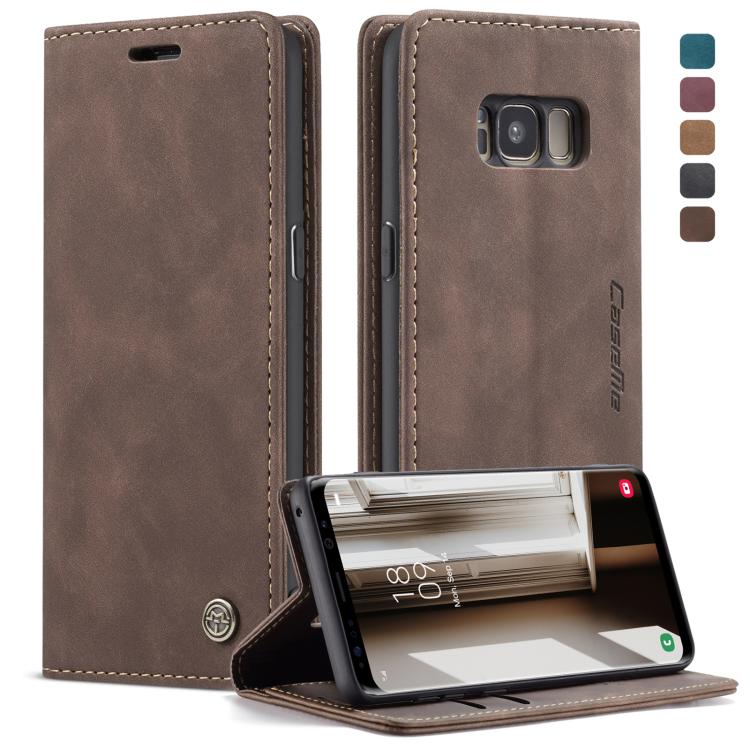 CaseMe-013 Multifunctional Retro Frosted Horizontal Flip Leather Case with Card Slot & Holder & Wallet, for Galaxy S8 Plus, for Galaxy S8, for Galaxy S9, for Galaxy S9 Plus