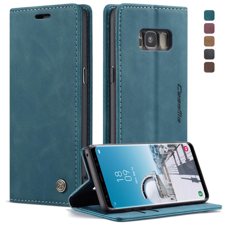 CaseMe-013 Multifunctional Retro Frosted Horizontal Flip Leather Case with Card Slot & Holder & Wallet, for Galaxy S8 Plus, for Galaxy S8, for Galaxy S9, for Galaxy S9 Plus
