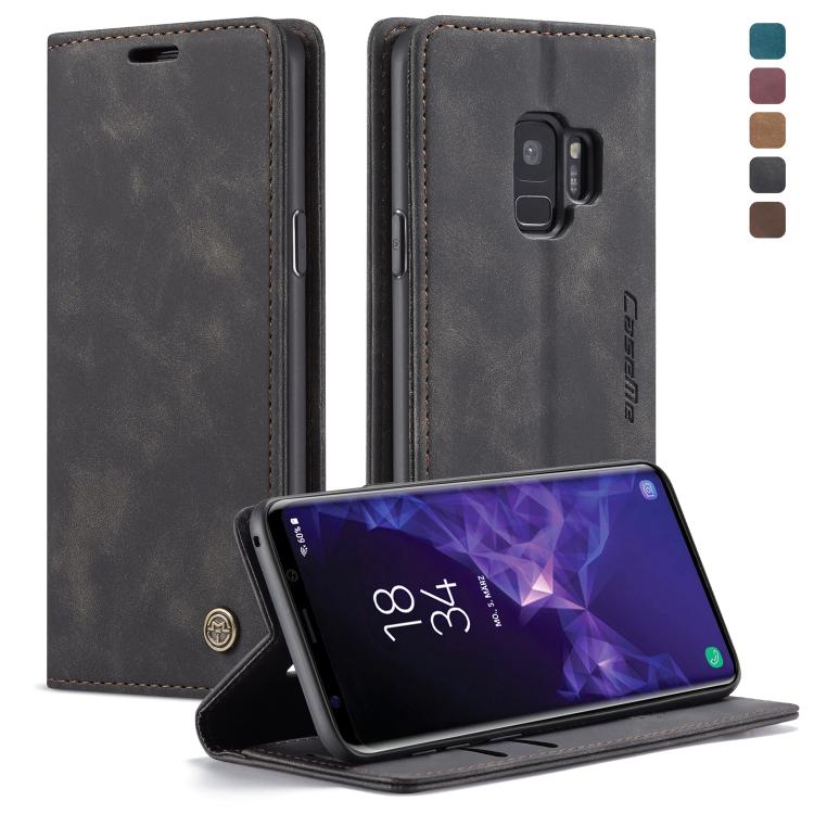 CaseMe-013 Multifunctional Retro Frosted Horizontal Flip Leather Case with Card Slot & Holder & Wallet, for Galaxy S8 Plus, for Galaxy S8, for Galaxy S9, for Galaxy S9 Plus