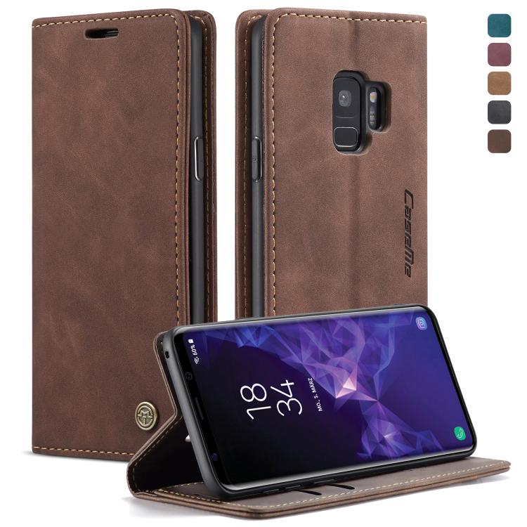 CaseMe-013 Multifunctional Retro Frosted Horizontal Flip Leather Case with Card Slot & Holder & Wallet, for Galaxy S8 Plus, for Galaxy S8, for Galaxy S9, for Galaxy S9 Plus