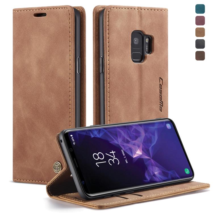 CaseMe-013 Multifunctional Retro Frosted Horizontal Flip Leather Case with Card Slot & Holder & Wallet, for Galaxy S8 Plus, for Galaxy S8, for Galaxy S9, for Galaxy S9 Plus