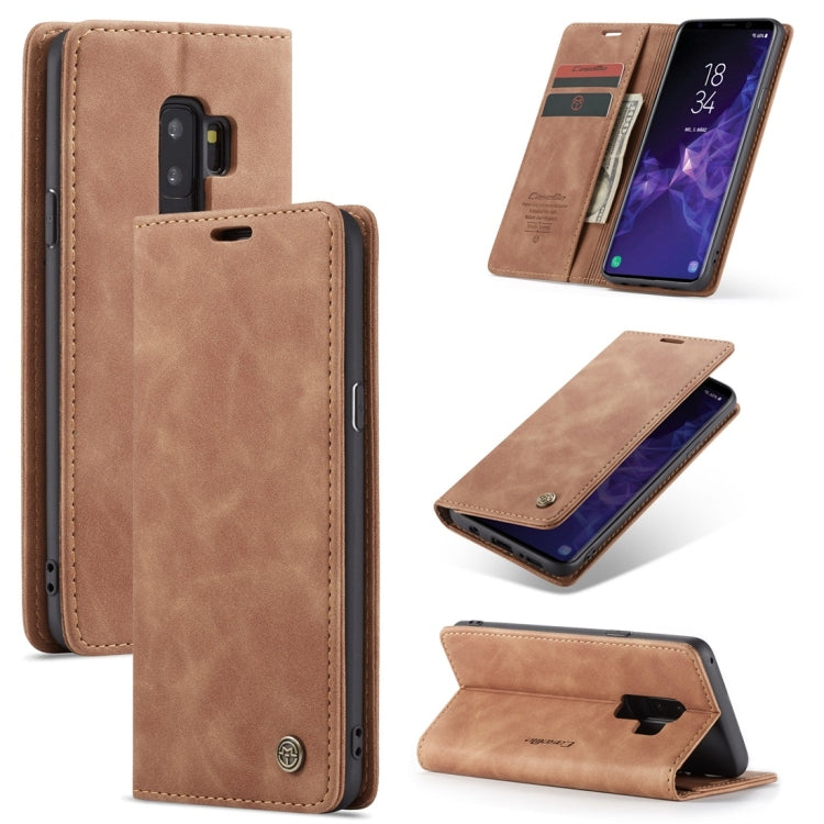 CaseMe-013 Multifunctional Retro Frosted Horizontal Flip Leather Case with Card Slot & Holder & Wallet, for Galaxy S8 Plus, for Galaxy S8, for Galaxy S9, for Galaxy S9 Plus
