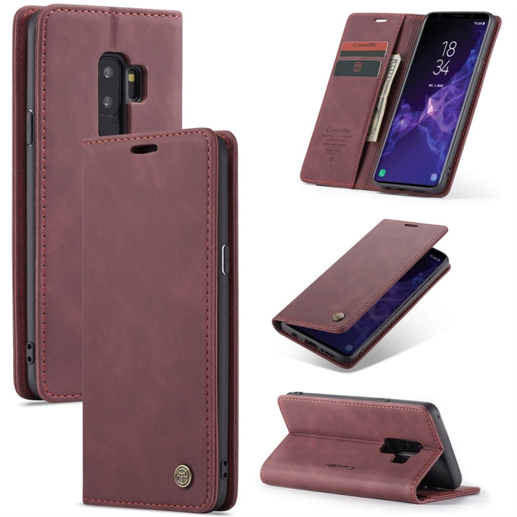 CaseMe-013 Multifunctional Retro Frosted Horizontal Flip Leather Case with Card Slot & Holder & Wallet, for Galaxy S8 Plus, for Galaxy S8, for Galaxy S9, for Galaxy S9 Plus