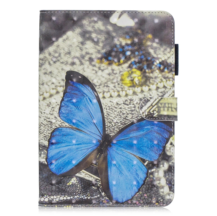 3D Horizontal Flip Leather Case with Holder & Card Slots